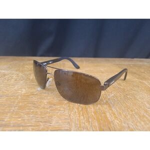 CARRERA 8003 0RPU8 Polarized Aviator Dark‎ Brown Matte 62-16-130 Sunglasses